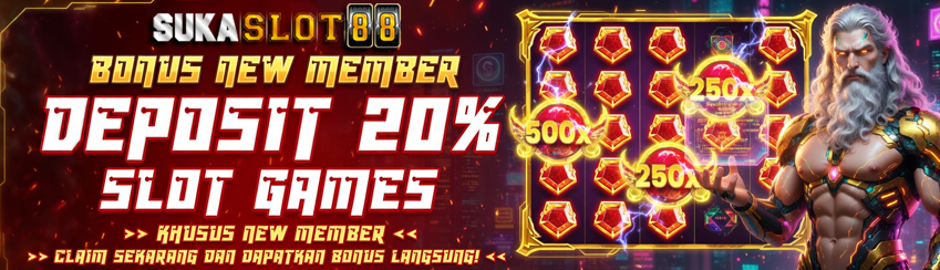 BONUS NEW MEMBER 20%